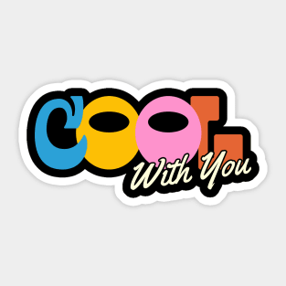 Groovy Cool With You NewJeans Sticker